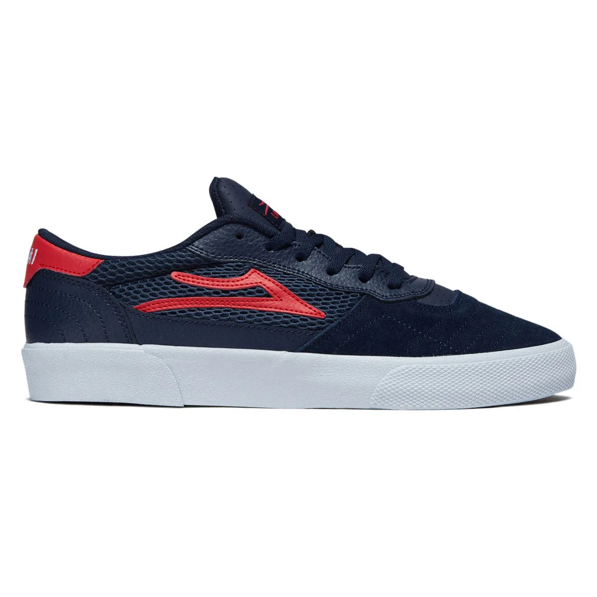 Lakai Cambridge Shoes - Navy/Red Suede Urban Culture Active Action