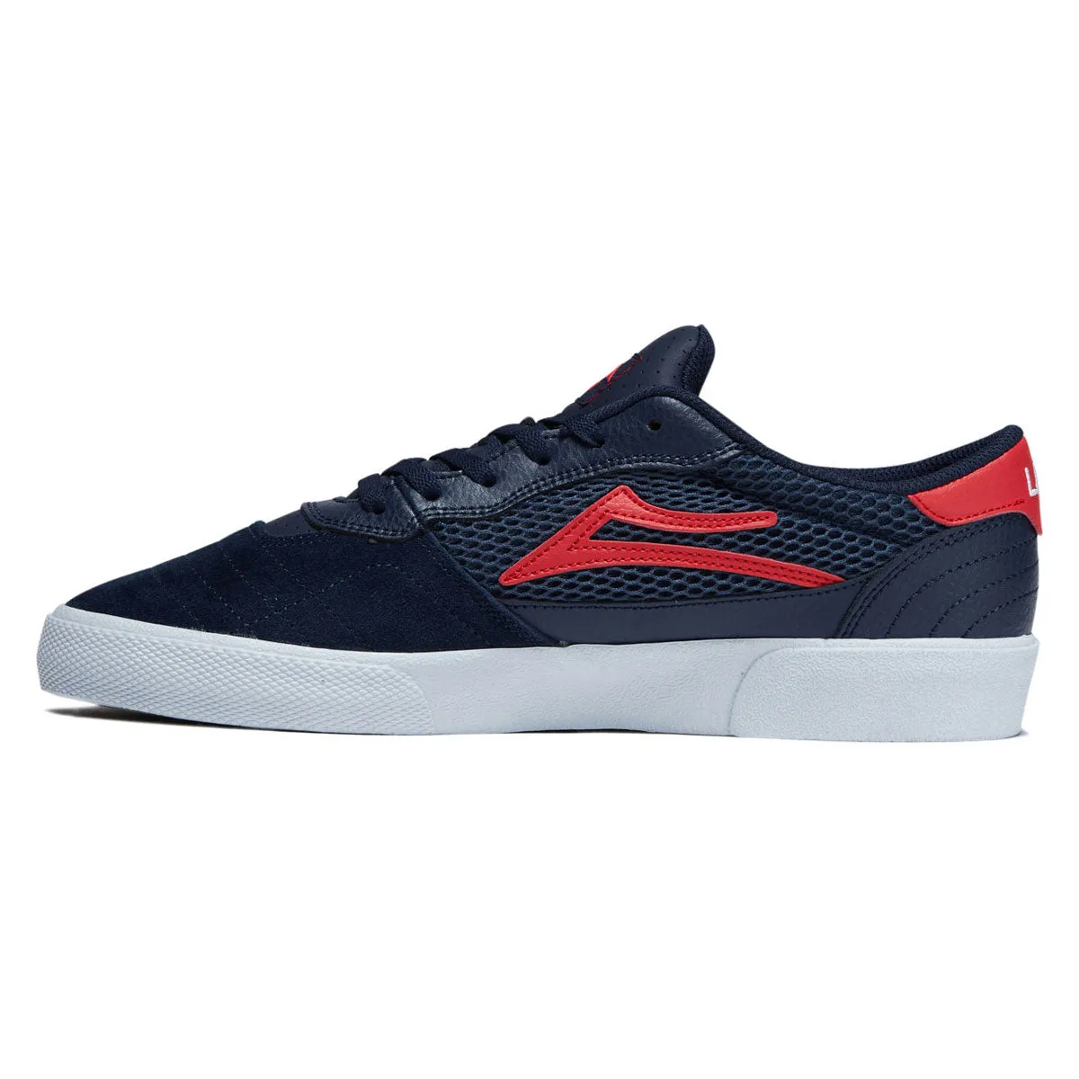 Lakai Cambridge Shoes - Navy/Red Suede Air Core