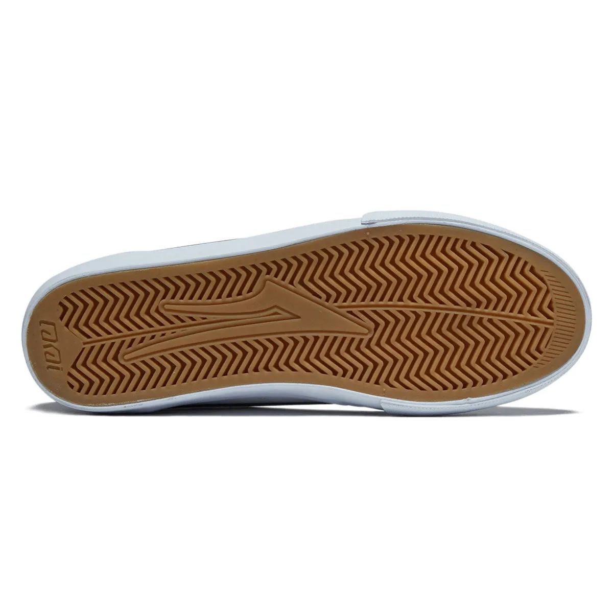 Lakai Griffin Shoes - White/Pine Leather Light Ease