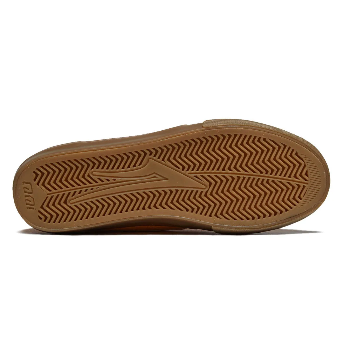 Lakai Griffin Shoes - Yellow/Gum Suede Board Lock