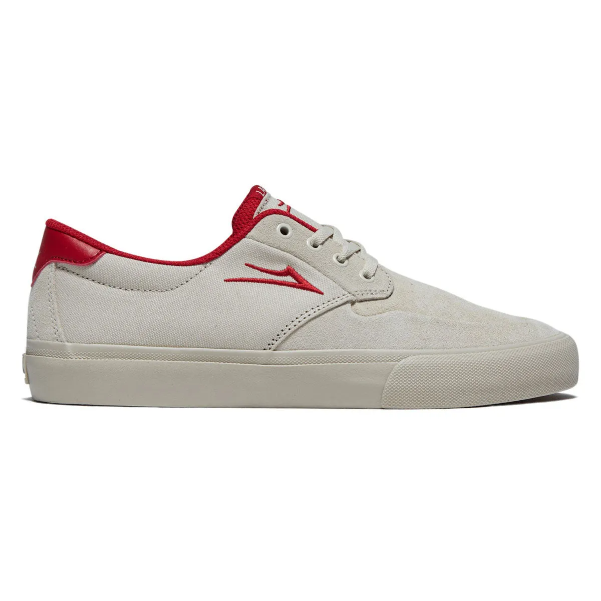 Lakai Riley 3 Shoes - Cream Suede Outdoor Ride Durable Construction