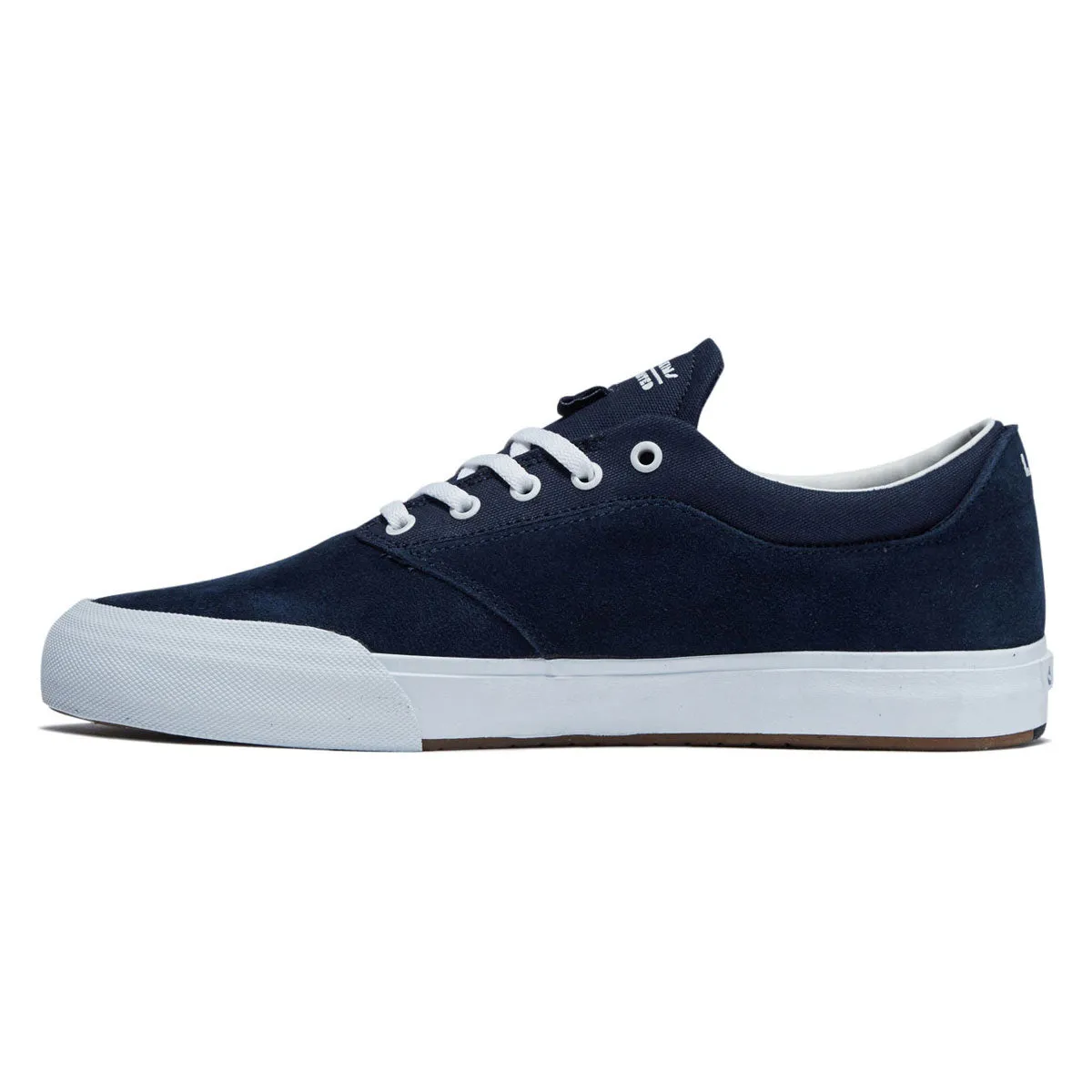 Lakai Wilkins Shoes - Navy Suede Street Proof