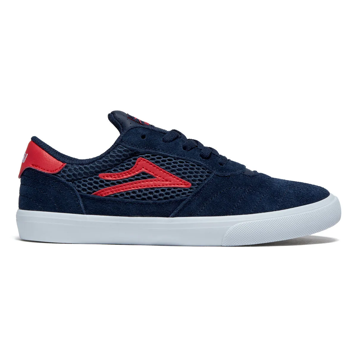 Lakai Youth Cambridge Shoes - Navy/Red Suede Street Edge Max