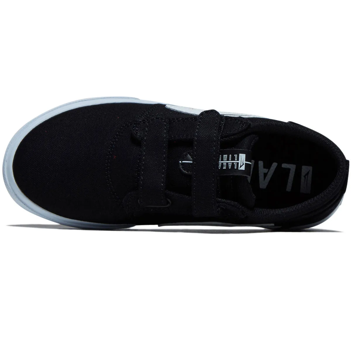 Lakai Youth Griffin Shoes - Black Canvas Impact Runner