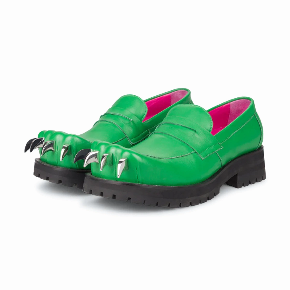 Leather Moccasin Moggies 'Green' Ultimate flexibility
