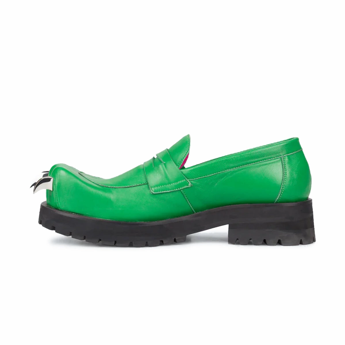 Leather Moccasin Moggies 'Green' Ultimate flexibility