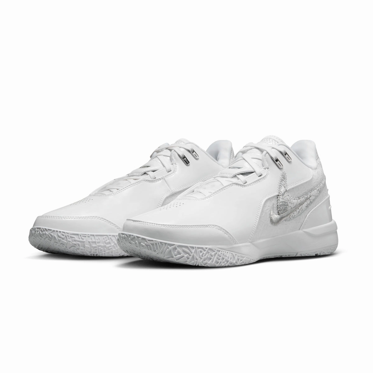 LeBron NXXT Gen AMPD EP 'White Smoke Grey' Sleek Ease