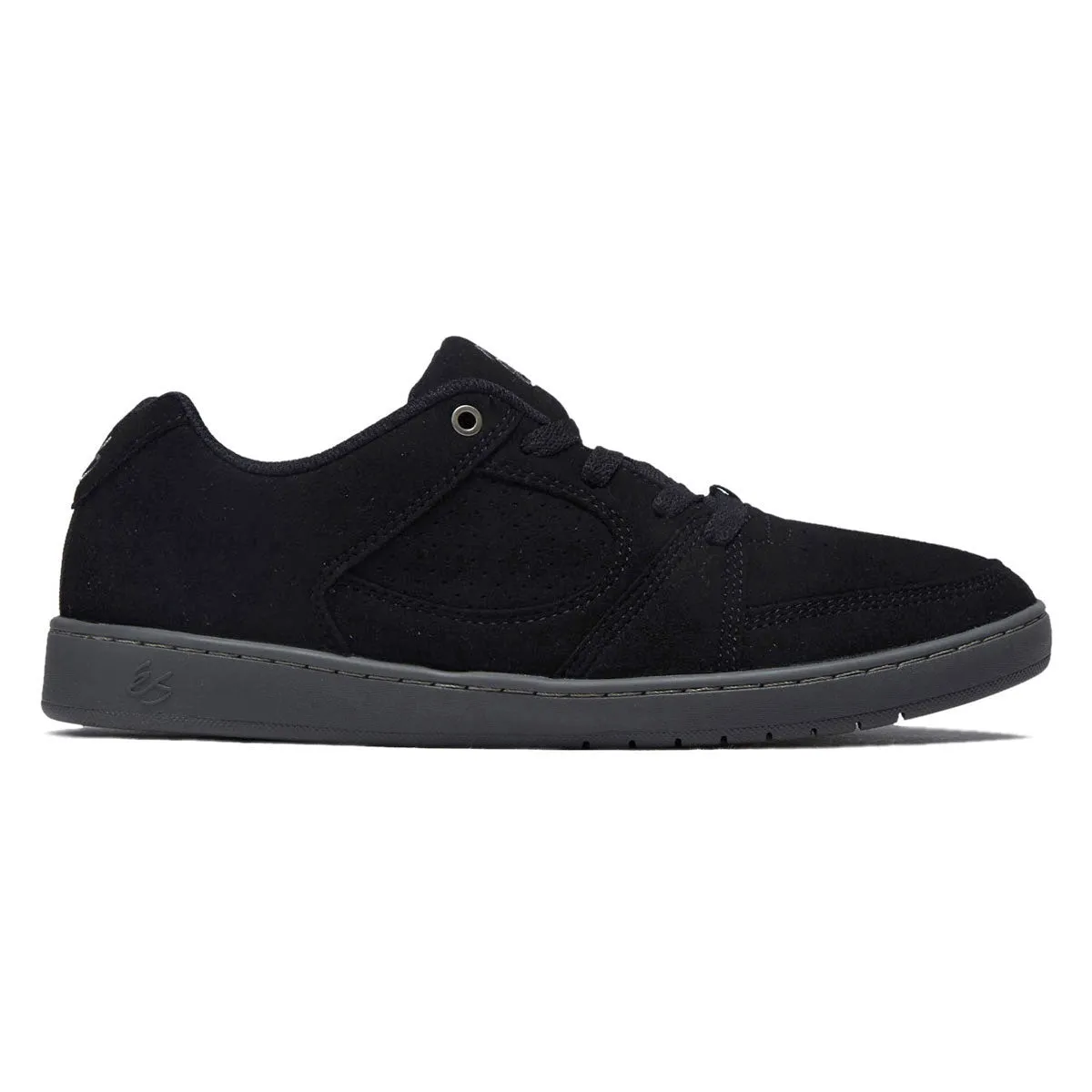 eS Accel Slim Shoes - Black/Black/Grey Flex Step