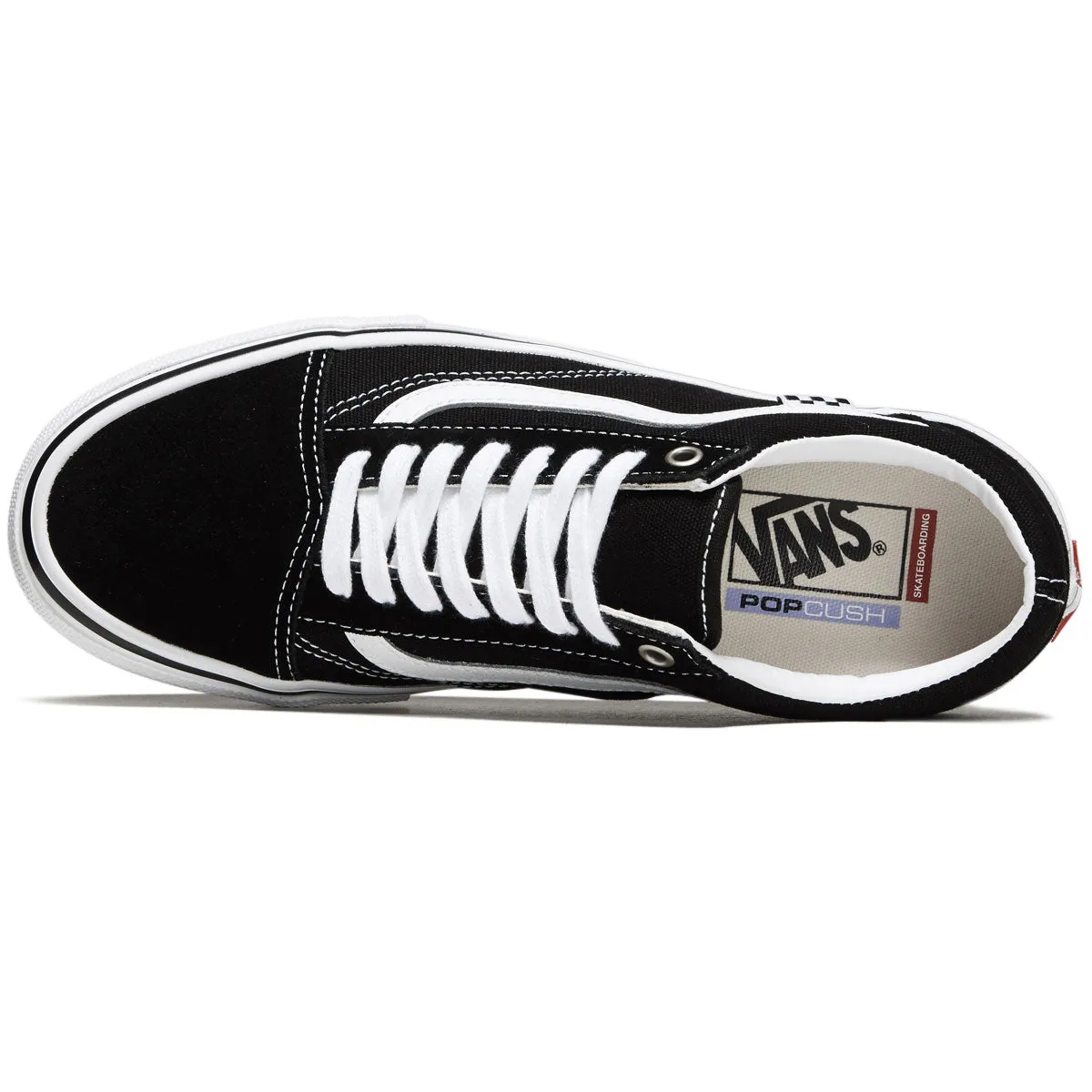 Light Guard Pro Vans Skate Old Skool Shoes - Black/White