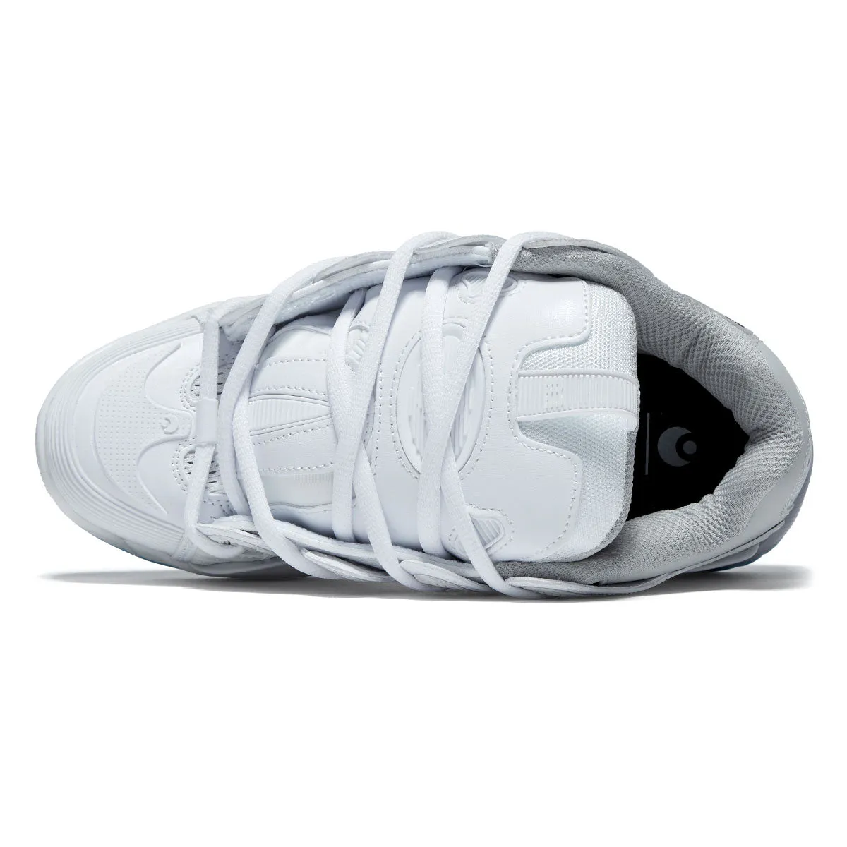 Light Jump Osiris D3 2001 Shoes - White/Grey/Baby Blue