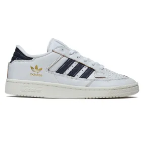 Snug Fit Performance Adidas Centennial 85 Low ADV Shoes - Crystal White/Navy/Off White