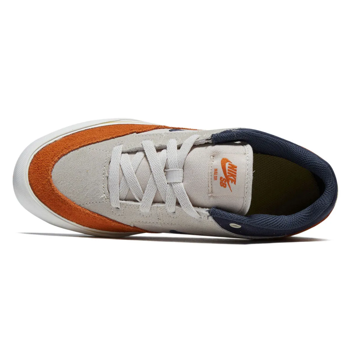 Light Spin Nike SB Youth Malor Shoes - Light Orewood Brown/Thunder Blue/Monarch/Sail