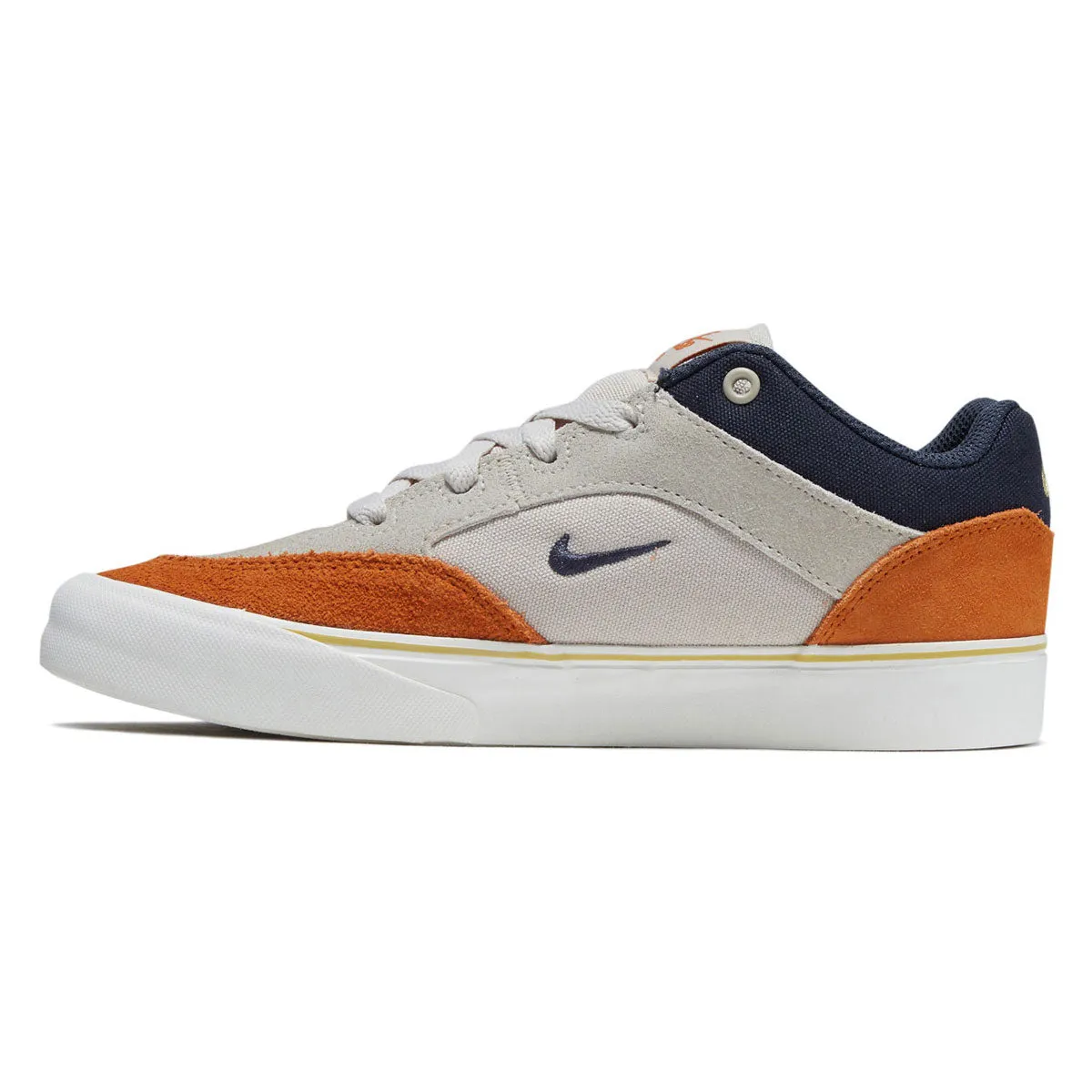 Light Spin Nike SB Youth Malor Shoes - Light Orewood Brown/Thunder Blue/Monarch/Sail