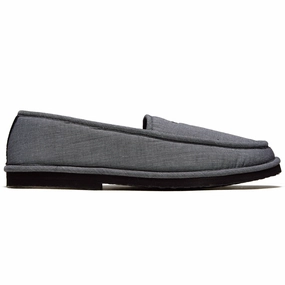 DVS Francisco Slippers - Black/Chambray Go Anywhere