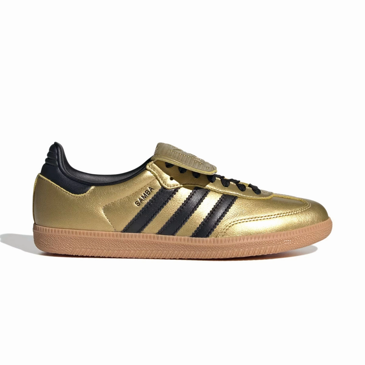 Sport Life Wood Step Wmns Samba Long Tongue 'Gold Metallic Black Gum'