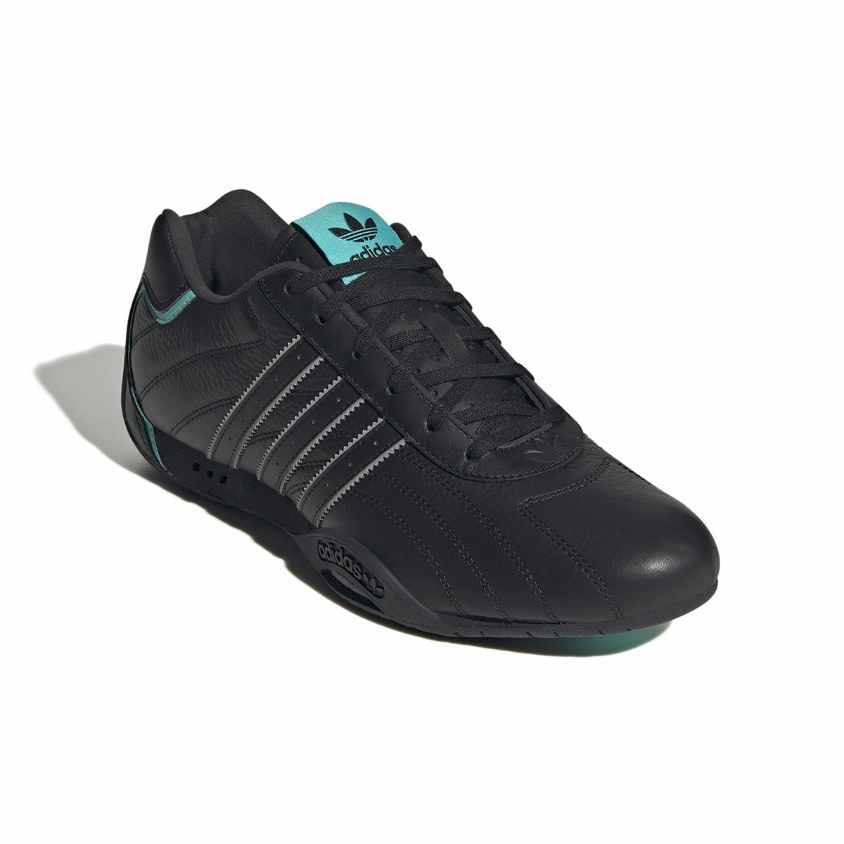 Light Stride   Mercedes AMG Petronas F1 Team Adi Racer Low 'Core Black Semi Mint Rush'