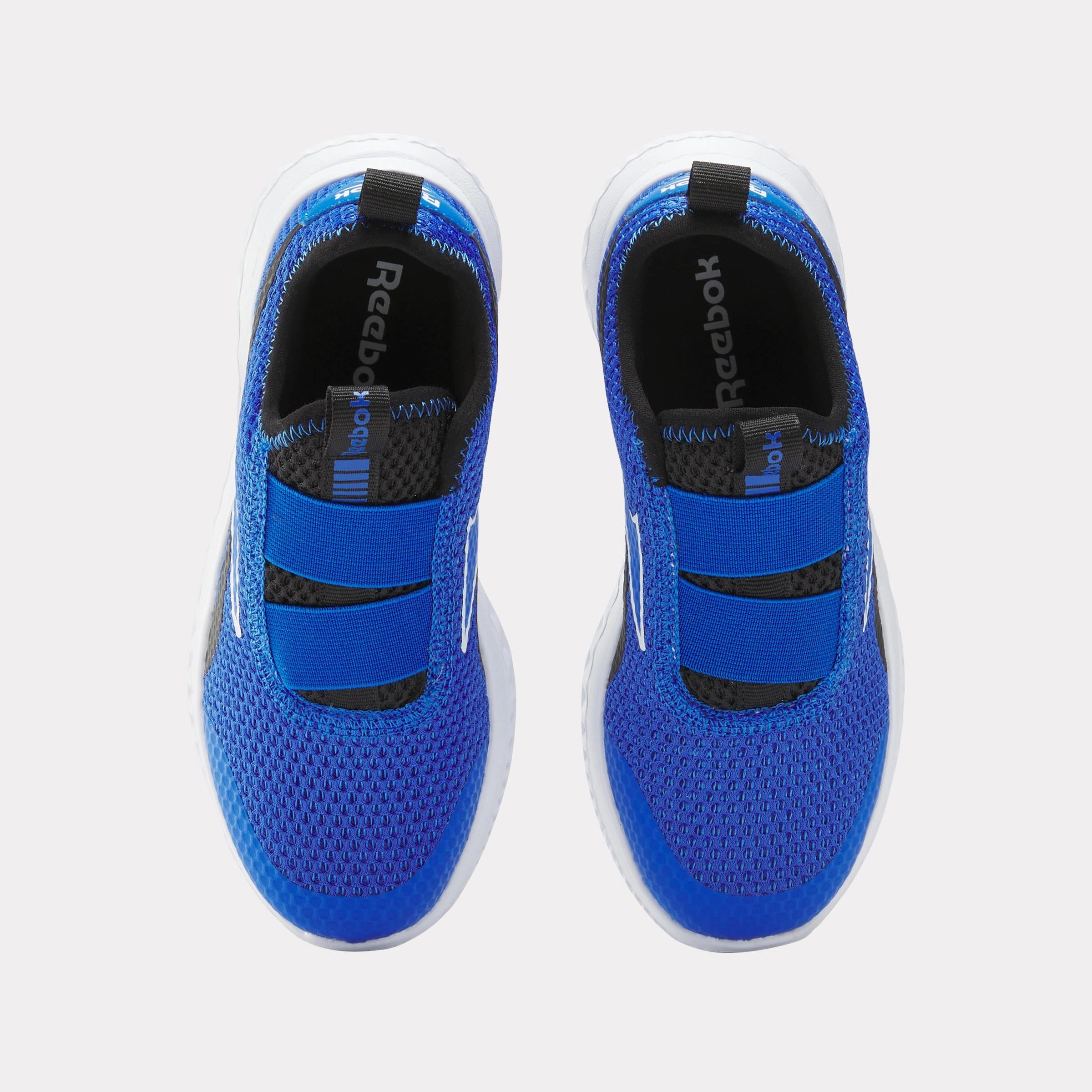 Light support Reebok Footwear Kids Rush Runner Slip-On Shoes - Pre-School OPTIMUMBLUE/BLACK/FTWRWHITE