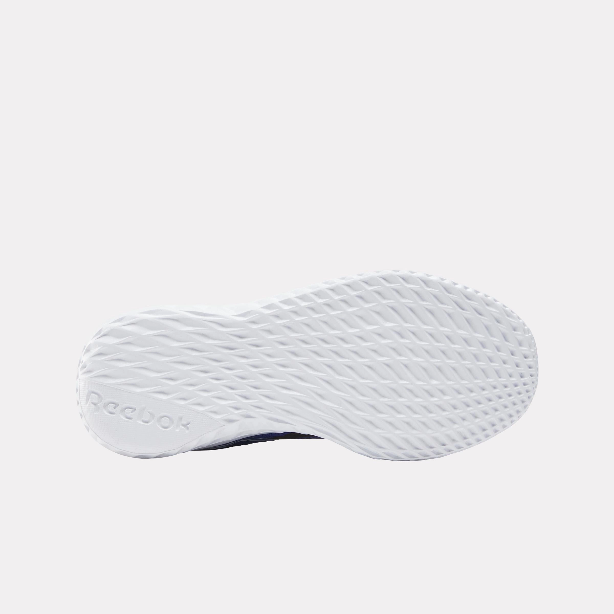 Light support Reebok Footwear Kids Rush Runner Slip-On Shoes - Pre-School OPTIMUMBLUE/BLACK/FTWRWHITE