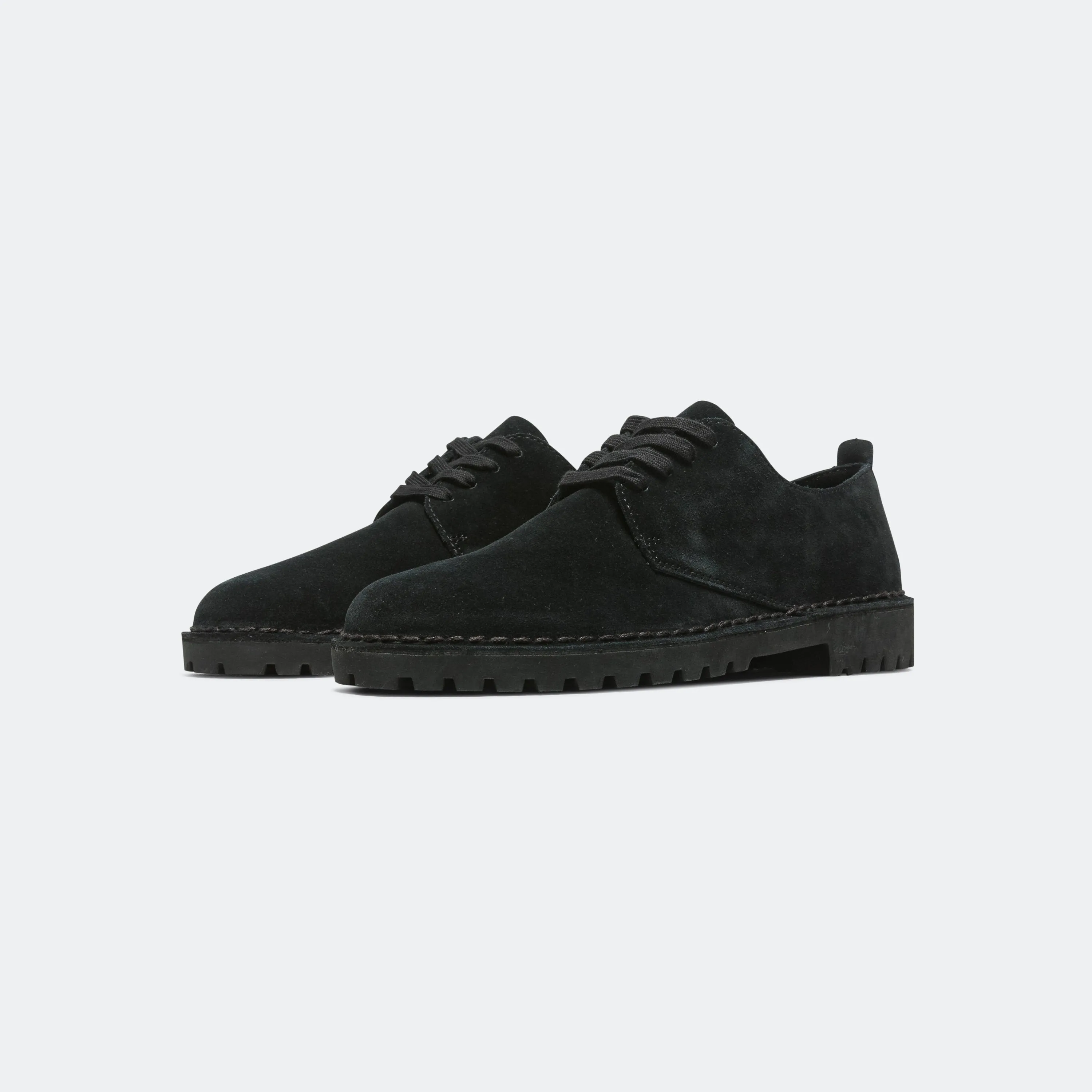 Lightweight Construction Desert Rock Low - Black Suede