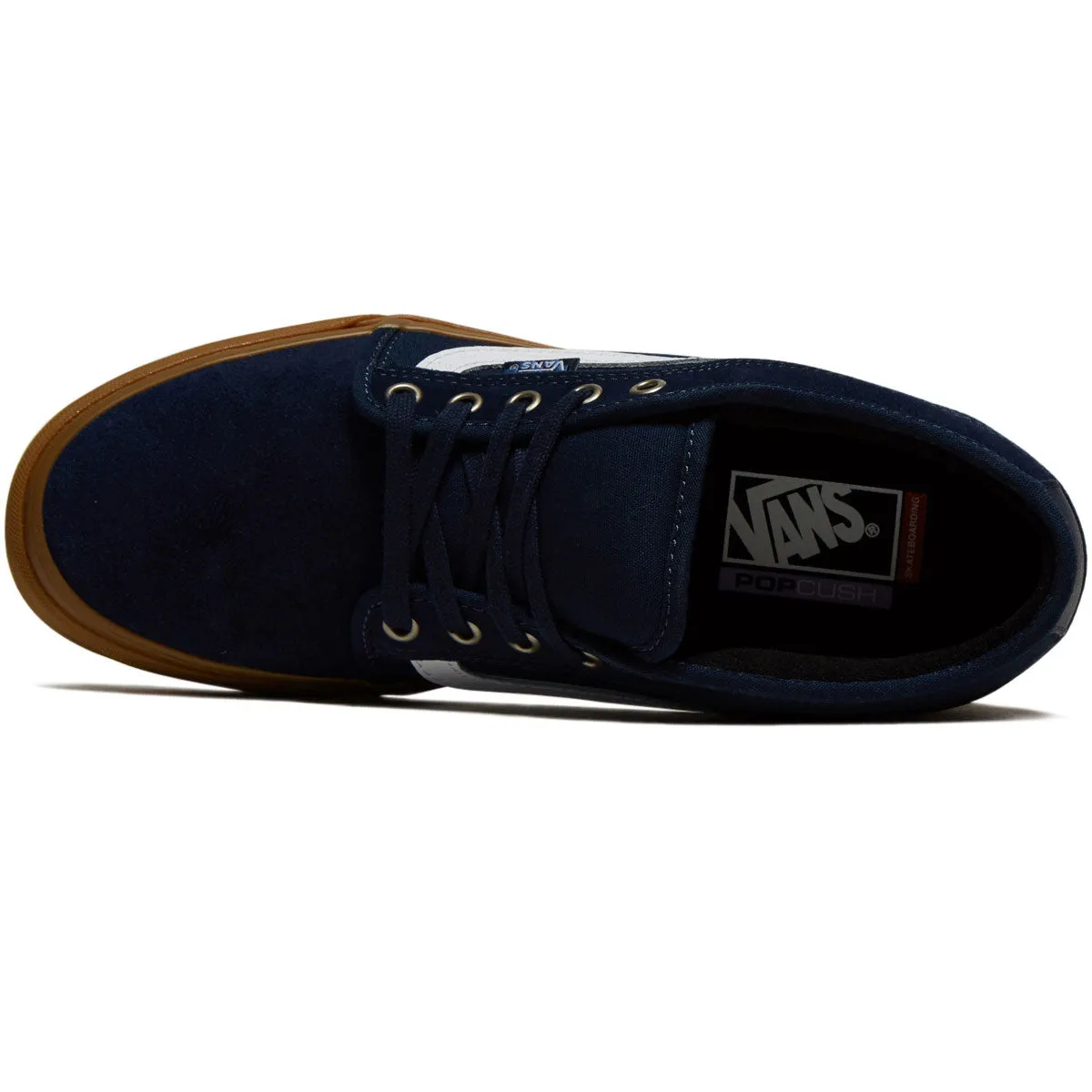 Lightweight Design Vans Skate Chukka Low Sidestripe Shoes - Navy/Gum