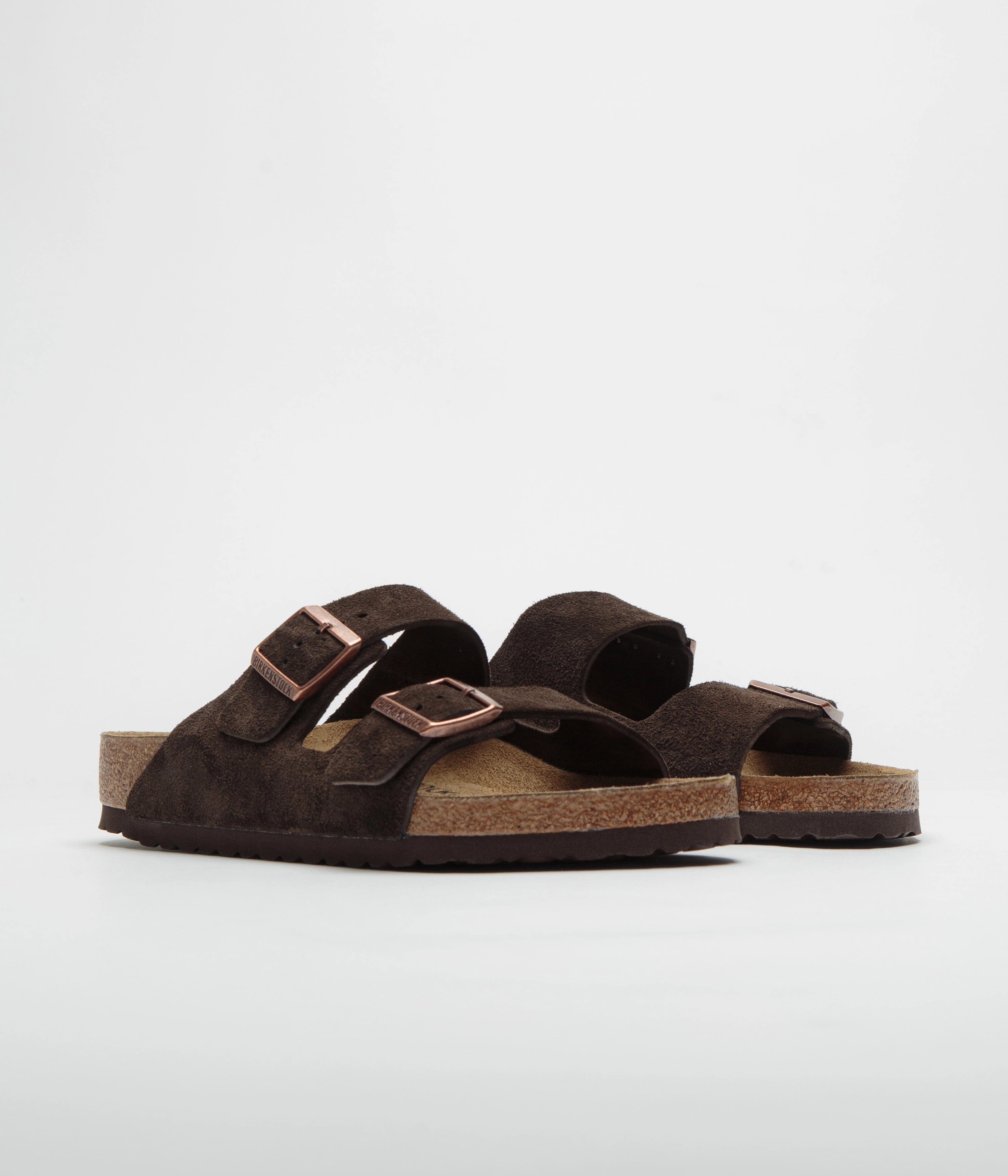 Lightweight Ease Birkenstock Arizona Narrow Sandals - Mocca