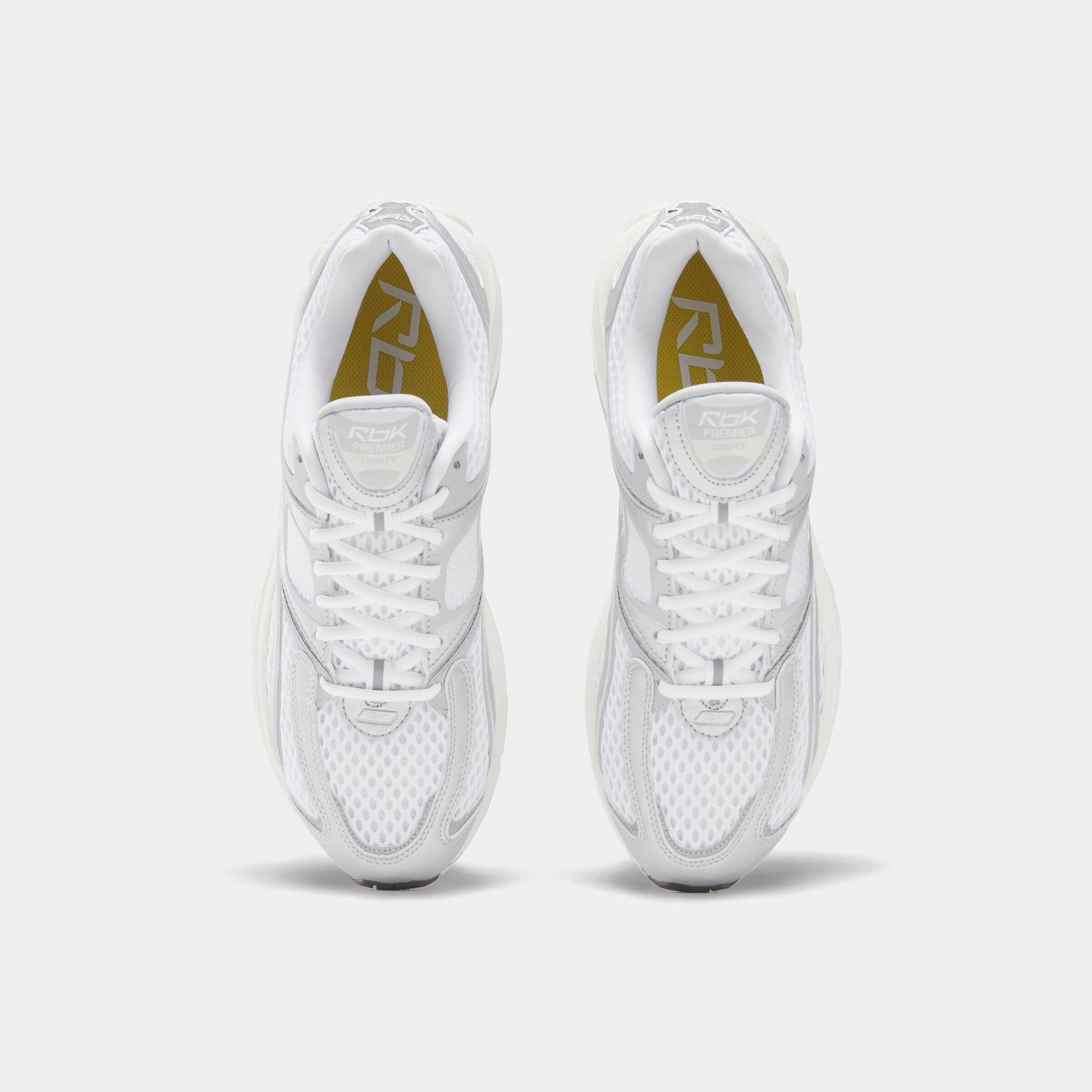 Lightweight Flex Reebok Footwear Men Premier Trinity Shoes WHITE/CHALK/GREY 1