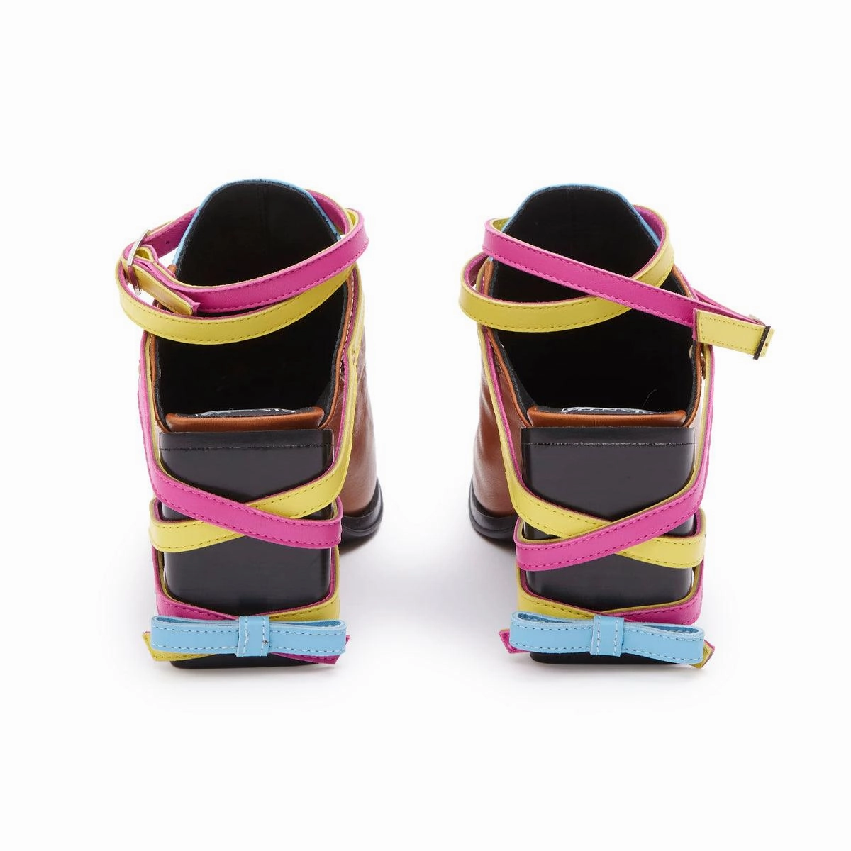 Lightweight Profile   Simona Vanth Tango Stacked Heels 'Multi'