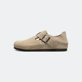 London - Taupe Suede Leather Relaxed Fit