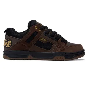 Impact absorption Pro Level Ride DVS Comanche Shoes - Brown/Black/Gold Suede