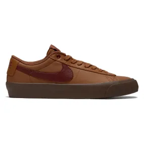 Nike SB Blazer Low Pro GT Shoes - Light British Tan/Dark Team Red quick dry