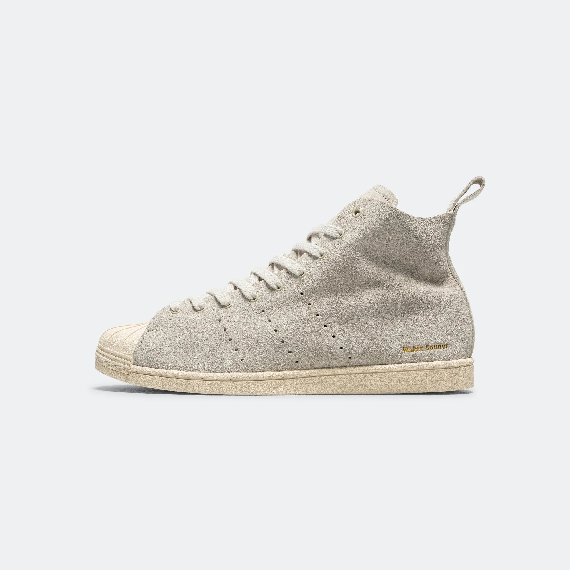 Superstar Hi x Wales Bonner - Mist Stone/Wonder White-Gold Metallic Stylish performance