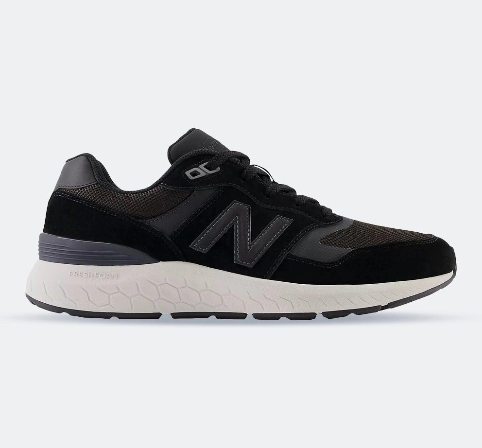 Men's Wide Fit New Balance MW880BK6 Walking/Running Sneakers - Fresh Foam Sleek Appearance Design Improvement