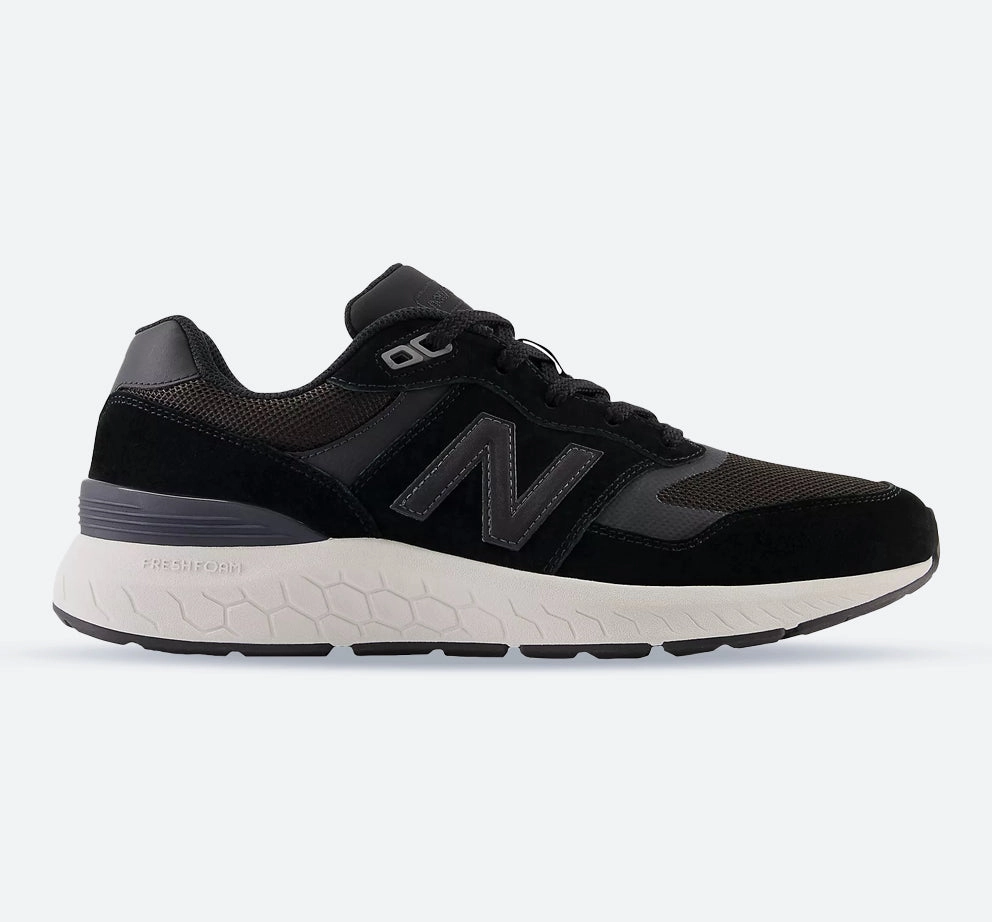 Men's Wide Fit New Balance MW880BK6 Walking/Running Sneakers - Fresh Foam Sleek Appearance Design Improvement