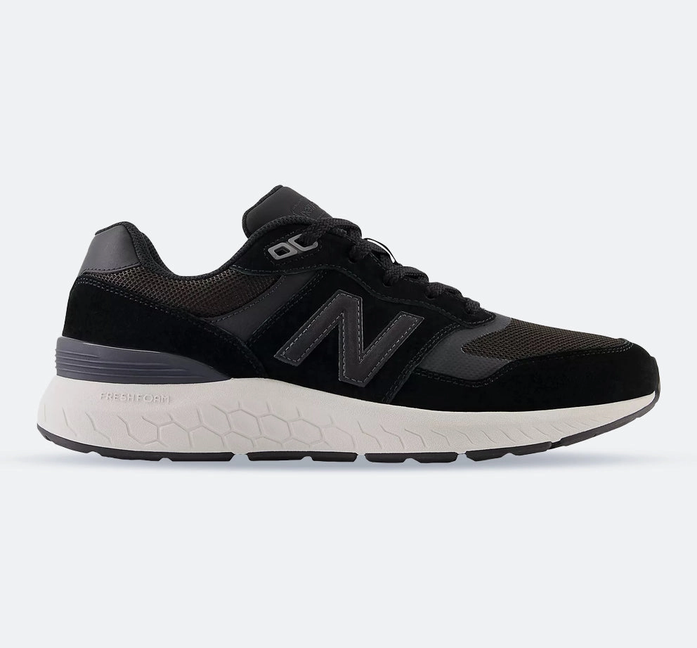 Men's Wide Fit New Balance MW880BK6 Walking/Running Sneakers - Fresh Foam Sleek Appearance Design Improvement