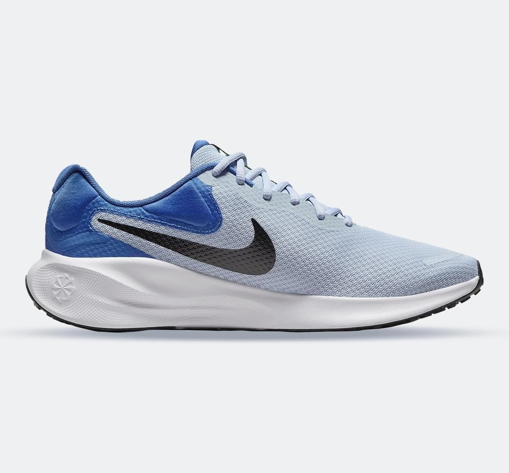 Men's Wide Fit Nike FB8501-402 Revolution 7 Running Sneakers Grip Control