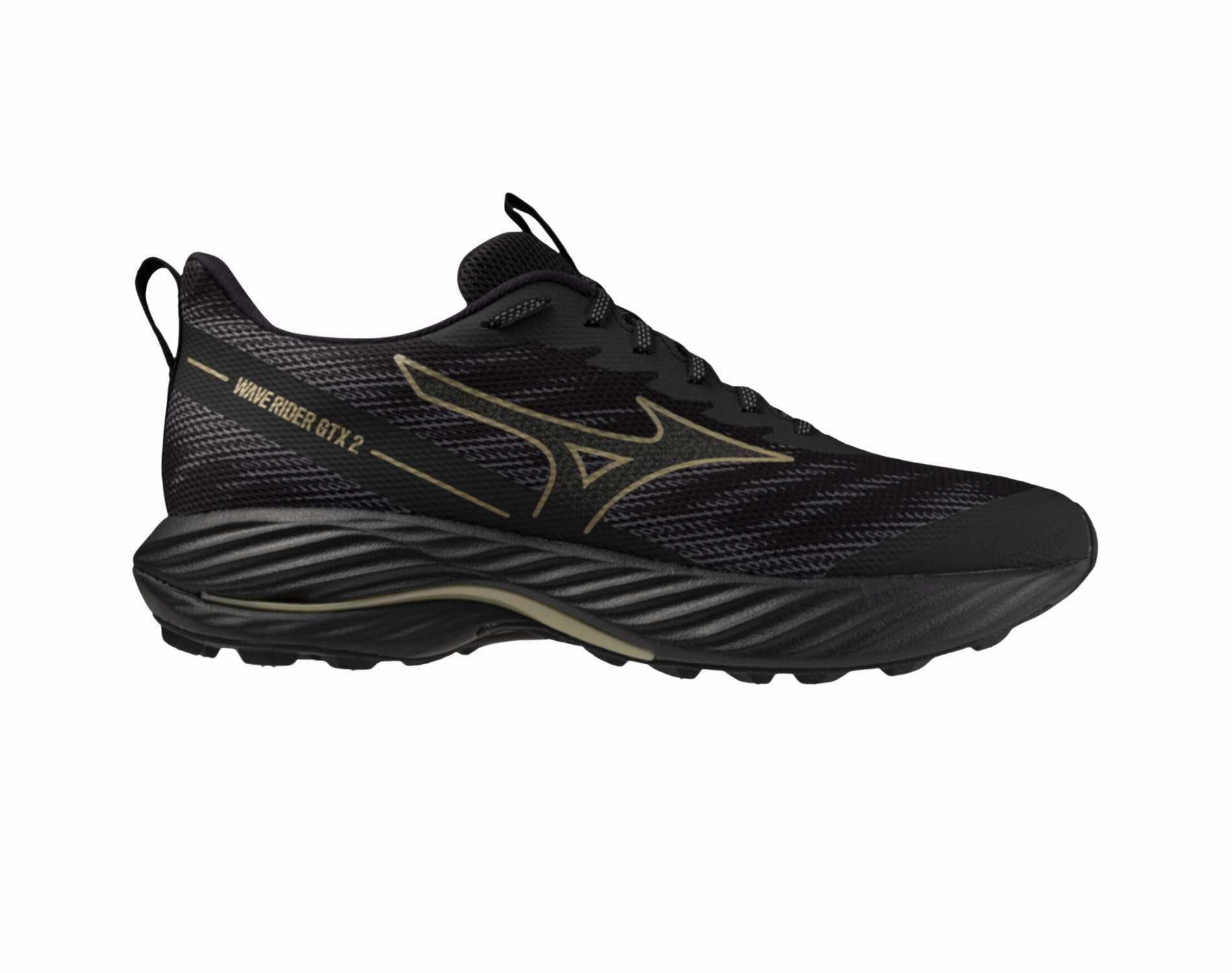 Mizuno Wave Rider GTX 2 Mens Wide Stable Platform System Design