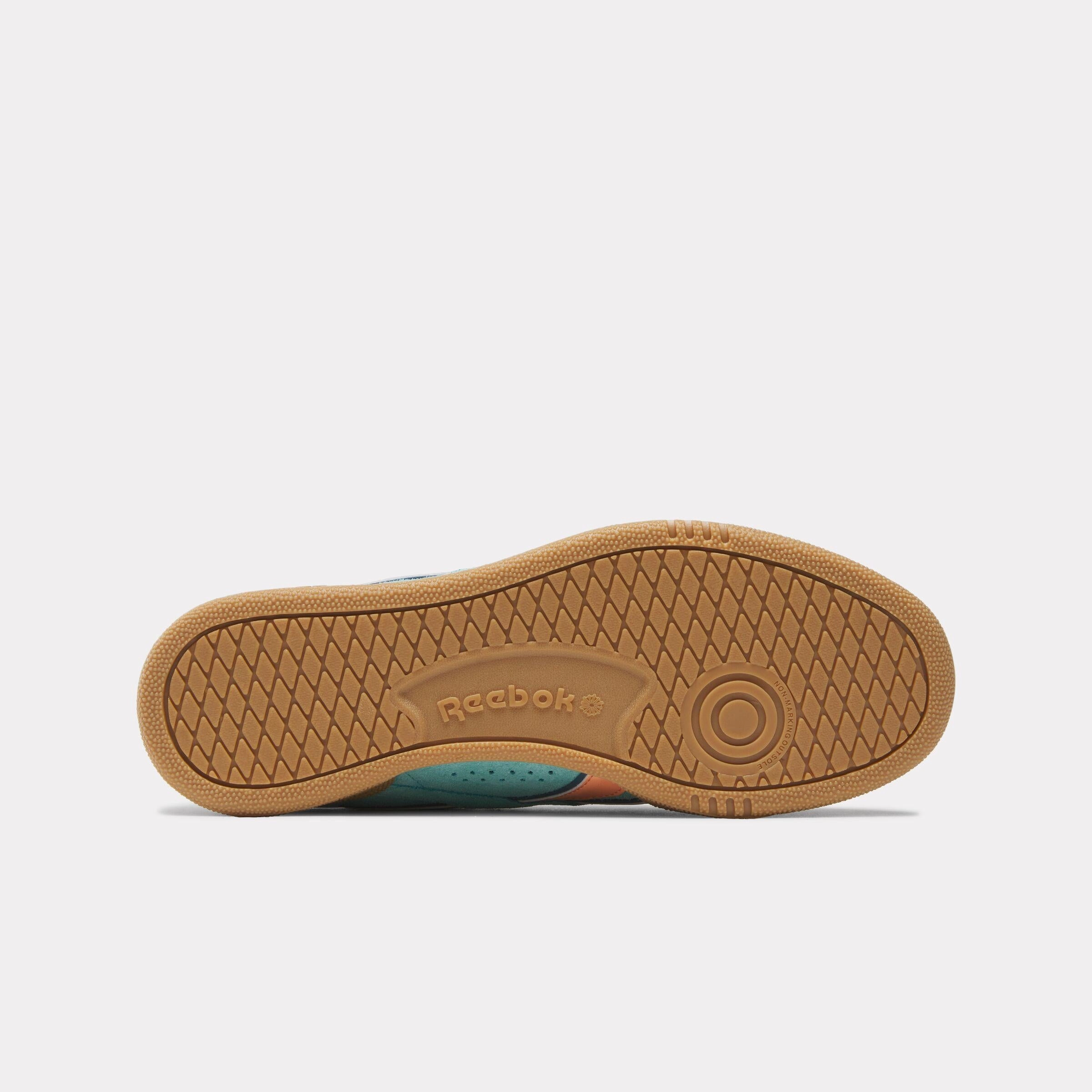 Modern Casual Reebok Footwear Men Club C Grounds UK Shoes AIAQUA/SUNKISSEDORANGE/GUM