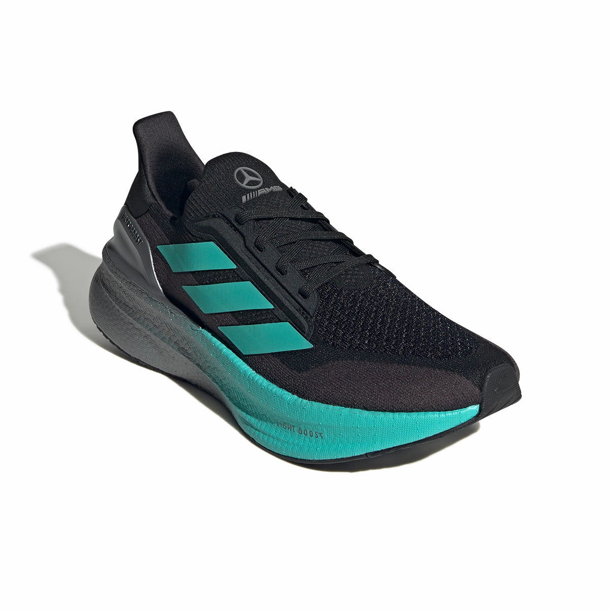 Modern Glide Step   Mercedes AMG Petronas F1 Team Ultraboost 5X 'Core Black Semi Mint Rush'