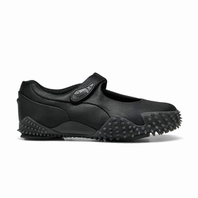 Mostro Fey Satin 'Puma Black Cool Dark Grey' Petite Fit Leap Run