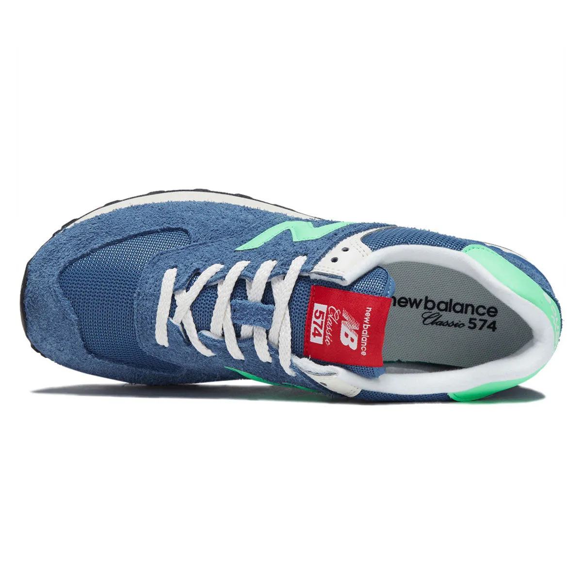Move Smart Sole New Balance 574 Shoes - Blue Agate