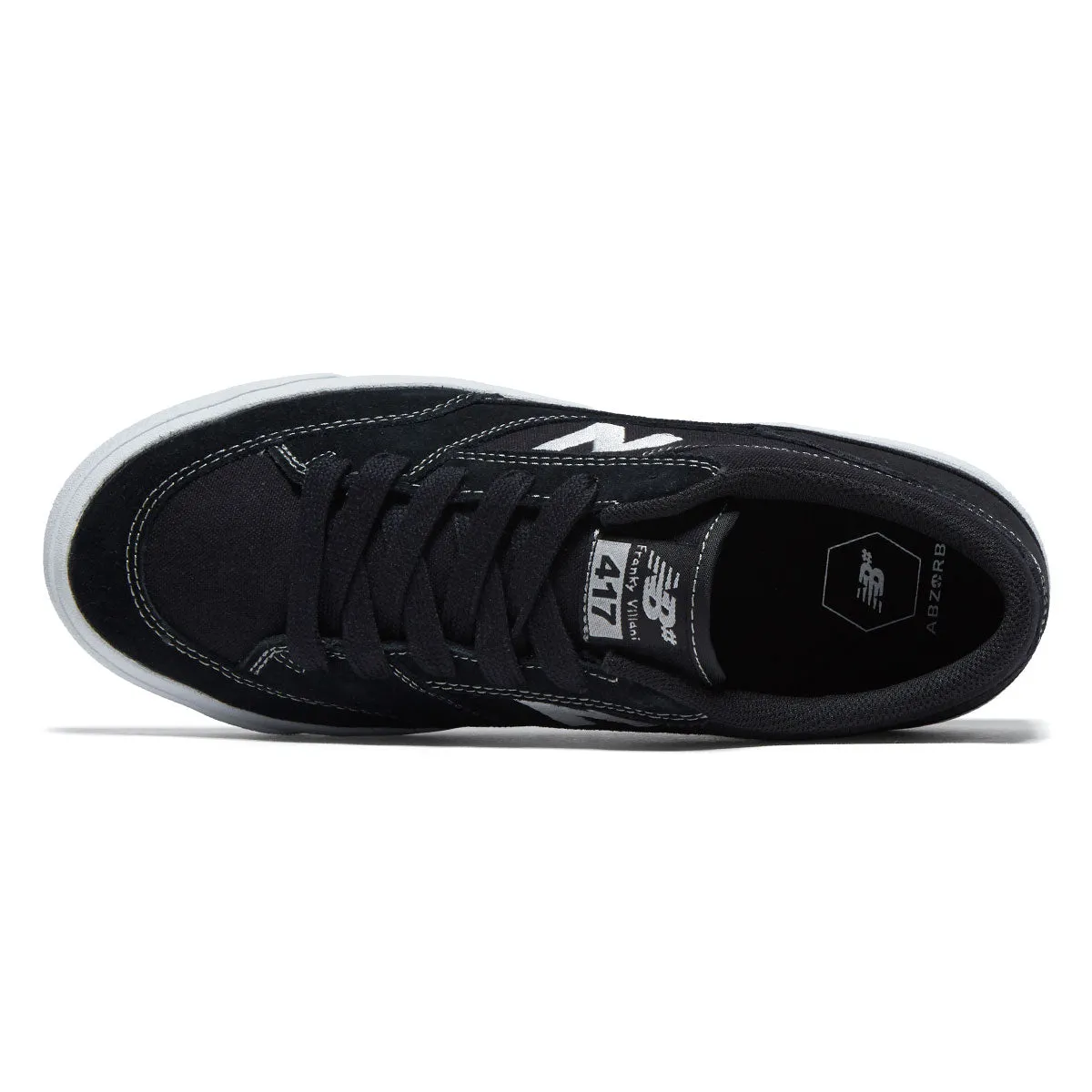New Balance 417 Villani Low Shoes - Black/White Board Control