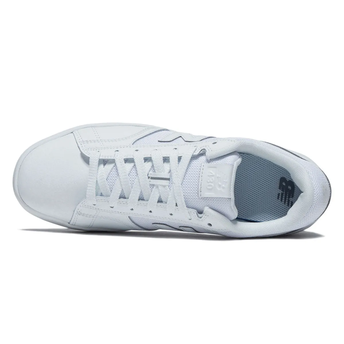 New Balance 430 Shoes - White/White Lightweight Design