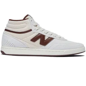 Pro Action Ride New Balance 440 Hi V2 Shoes - Sea Salt/Dark Brown