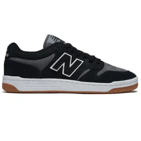 Effortless Ride Skid Resistant New Balance 480 Shoes - Black/Grey