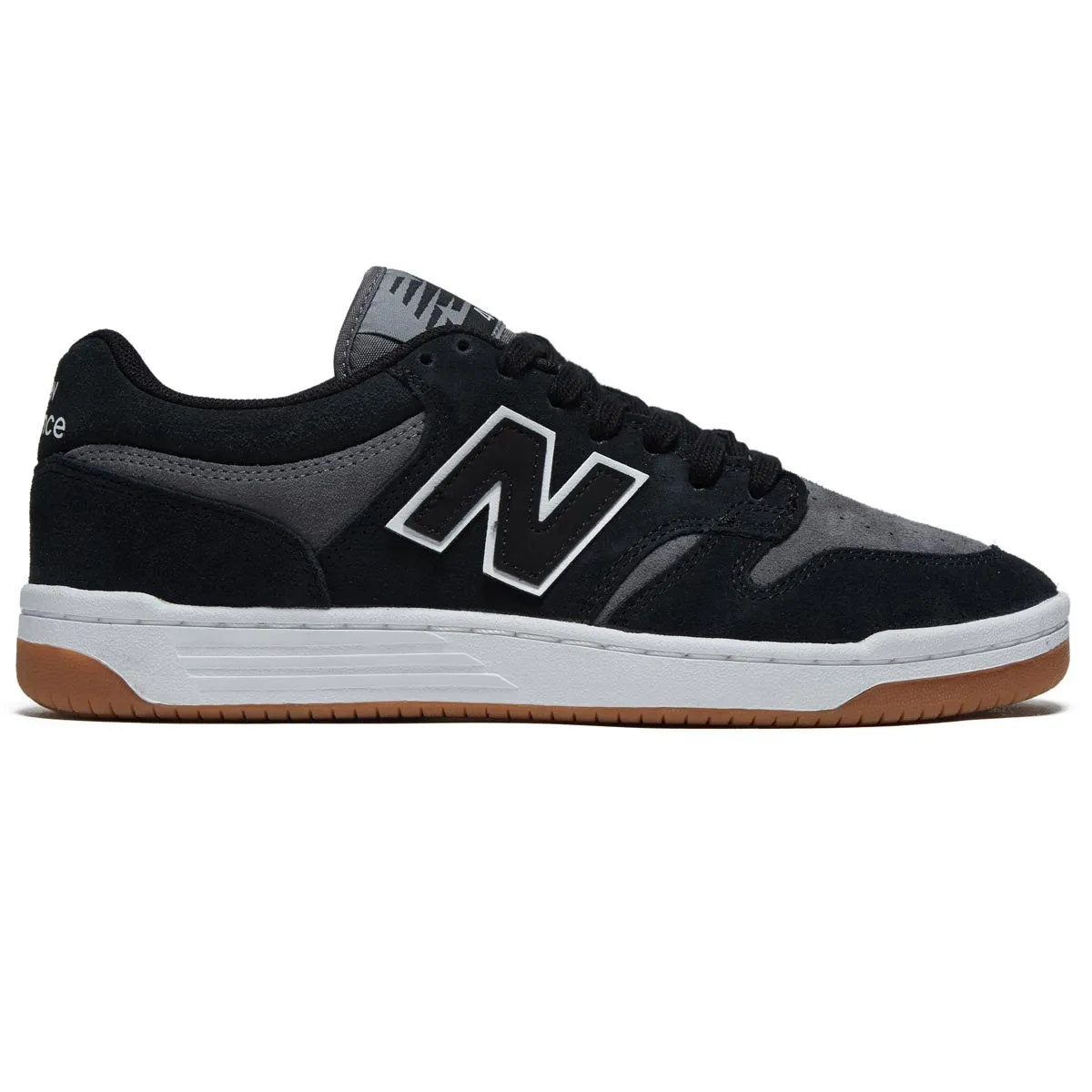 Effortless Ride Skid Resistant New Balance 480 Shoes - Black/Grey