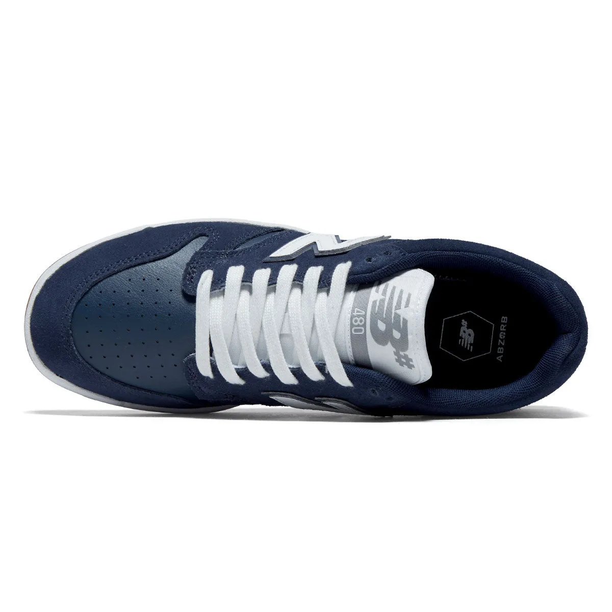 New Balance 480 Shoes - Navy/White Toe Pace