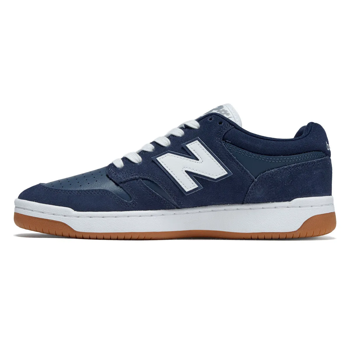 New Balance 480 Shoes - Navy/White Toe Pace