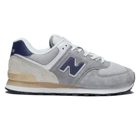 All-Weather Performance Contrasting Colors New Balance 574 Shoes - Slate Grey