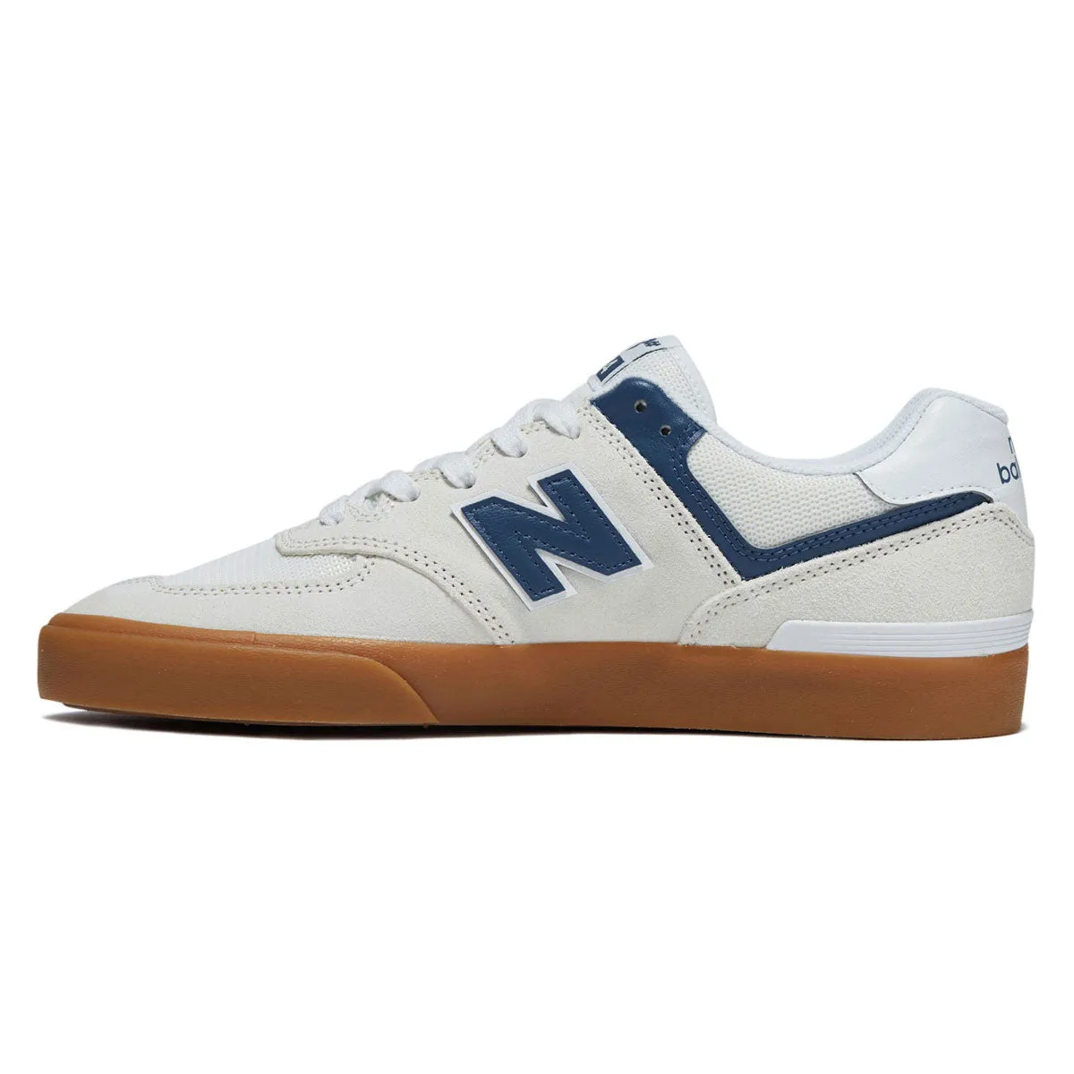 New Balance 574 Vulc Shoes - Sea Salt/Blue Light Flow Max