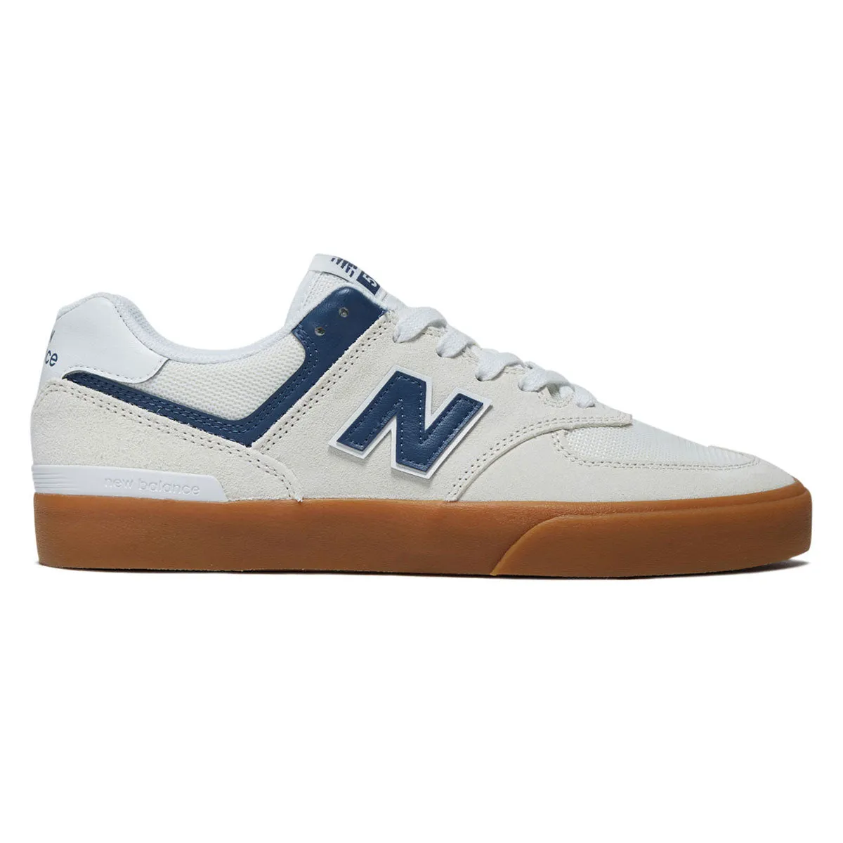 New Balance 574 Vulc Shoes - Sea Salt/Blue Rugged Walk Relaxed Style
